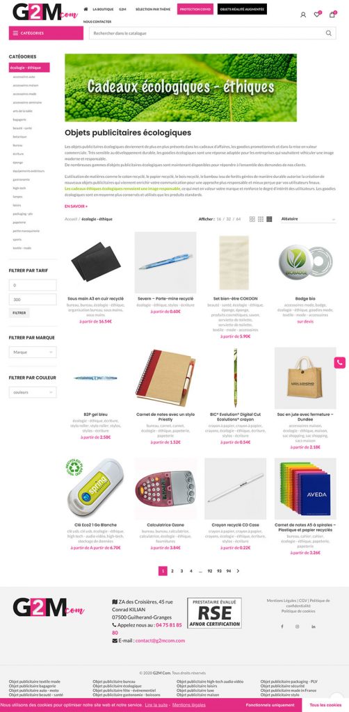 création de site vitrine Wordpress et site e commerce Woocommerce, agence marketing à Valence