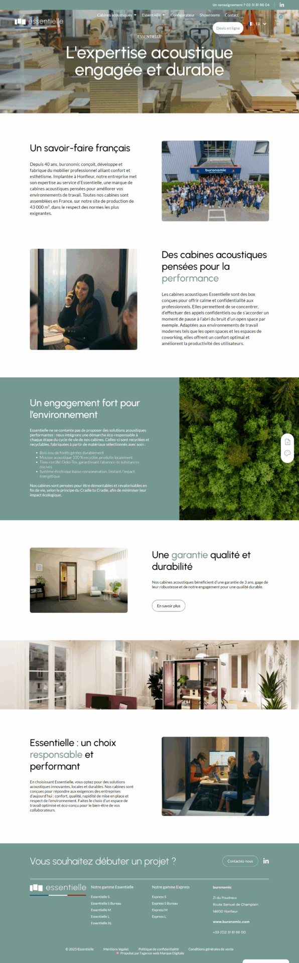 création site internet essentielle par marque digitale